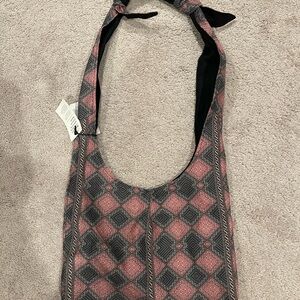 Stylish Pink and Black Women's Bag